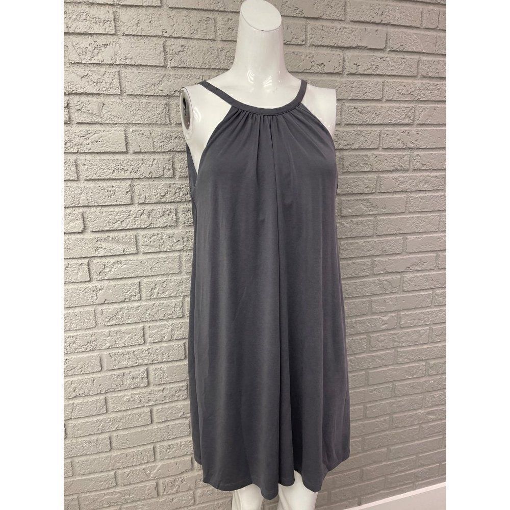 Mercer & Madison Gray Halter Dress Size S